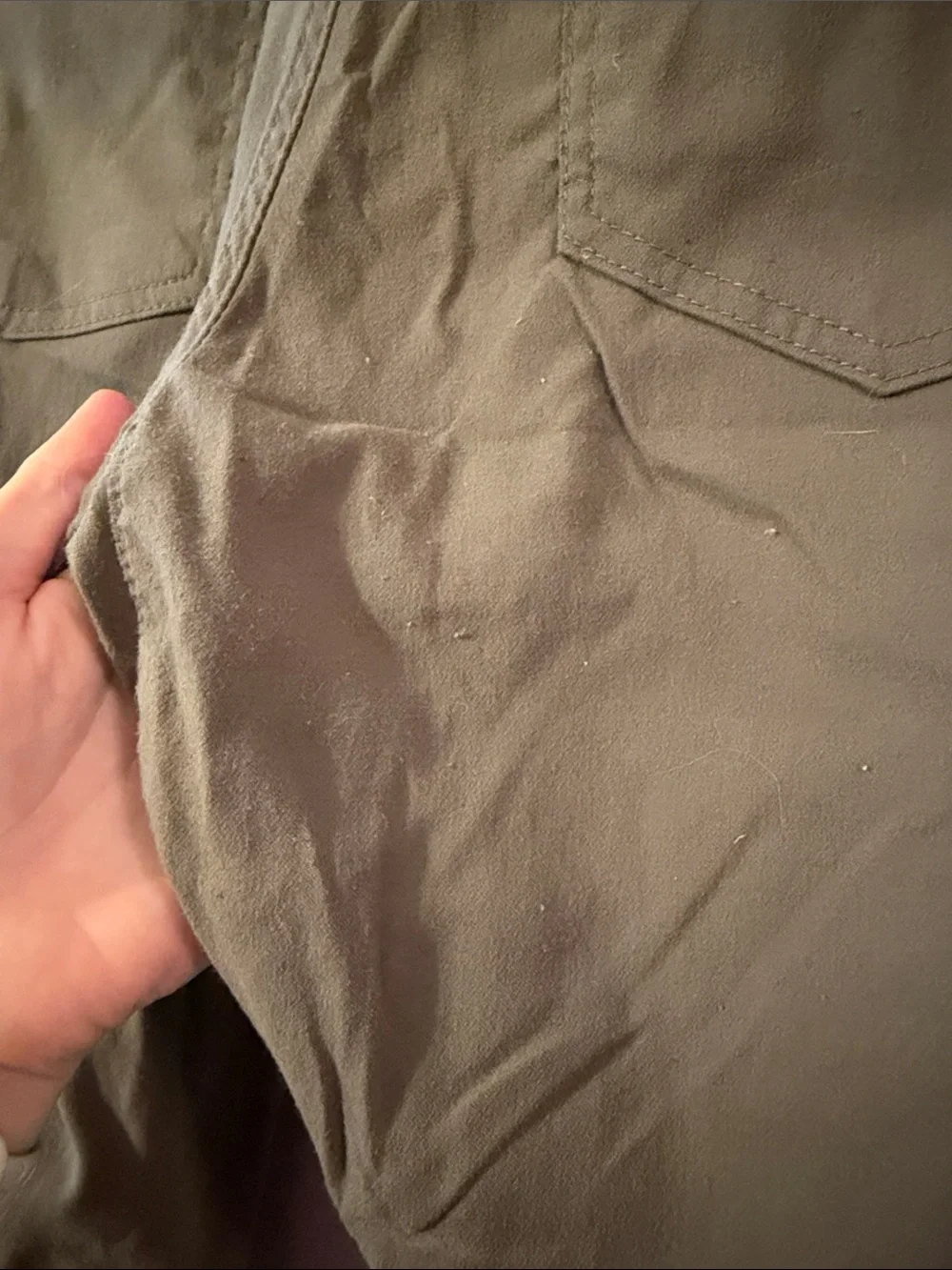 Wrangler Men's Dark Green Work Pants